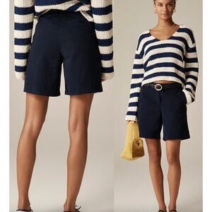 J.Crew | NWT 7" heritage chino short in Black | Sz 12